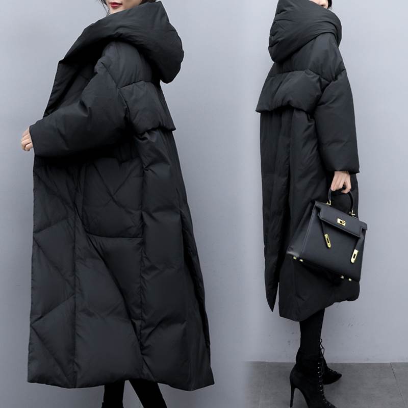 コート レディース アウター 個性的 ロング 長袖 ストレート 厚手 防寒 ポケット フード付き 冬 黒 S M L XL 2XL 3XL 大きいサイズ オーバーサイズ モノトーン カジュアル お出か コート レディース アウター 個性的 ロング 長袖 ストレート 厚手 防寒 ポケット フード付き 冬 黒 S M L XL 2XL 3XL 大きいサイズ オーバーサイズ モノトーン カジュアル お出か