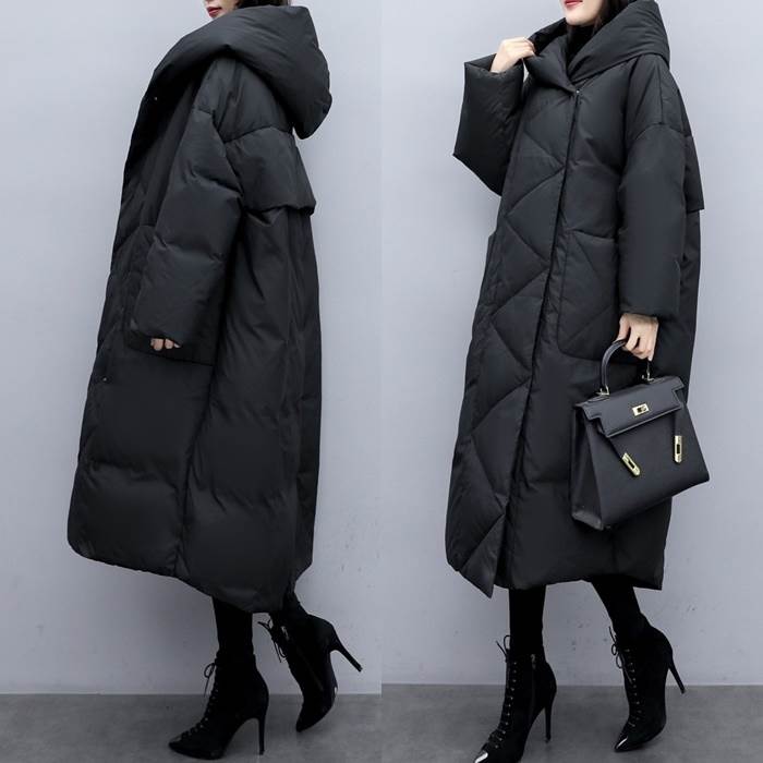 コート レディース アウター 個性的 ロング 長袖 ストレート 厚手 防寒 ポケット フード付き 冬 黒 S M L XL 2XL 3XL 大きいサイズ オーバーサイズ モノトーン カジュアル お出か コート レディース アウター 個性的 ロング 長袖 ストレート 厚手 防寒 ポケット フード付き 冬 黒 S M L XL 2XL 3XL 大きいサイズ オーバーサイズ モノトーン カジュアル お出か