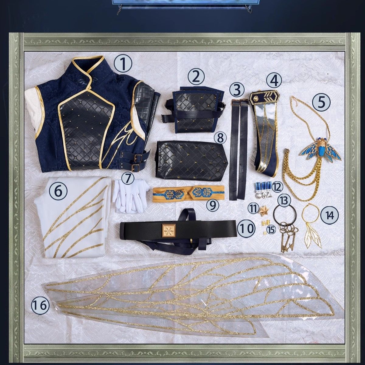 第五人格cos服祭司-氷中蝶囚人-冬蝉コスプレセット