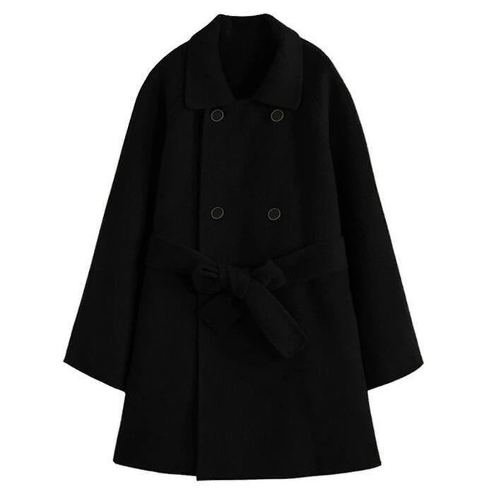 入荷 チェスターコート 厚手 秋冬 暖かい コート レディース ダブル チェスター マント ケープコート アウター 長袖 あったか カジュアル きれいめ 通勤 ベーシック
