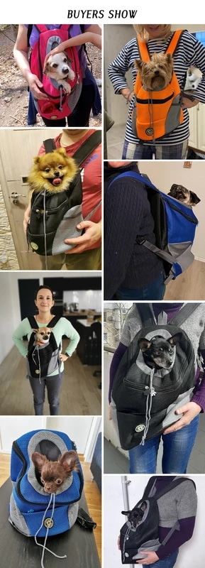 犬用ペットキャリアバッグ,ポータブル,旅行用,通気性,アウトドア用,ペット用アクセサリー orange L for 8-11 kg