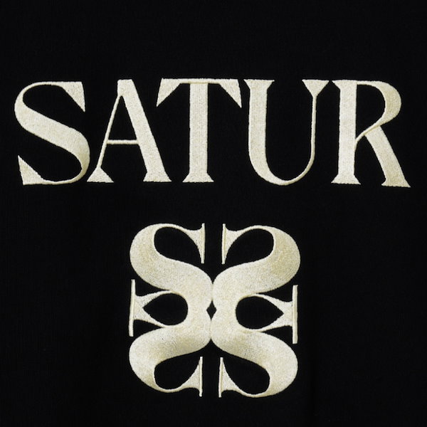 新品・未使用‼️SATUR セター トレーナー ニット Classic Logo org.jpg