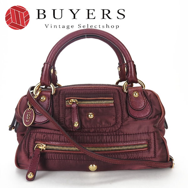 トッズ ナイロンバッグ 2WAY 2wayショルダー ファッション 超美品TOD'S