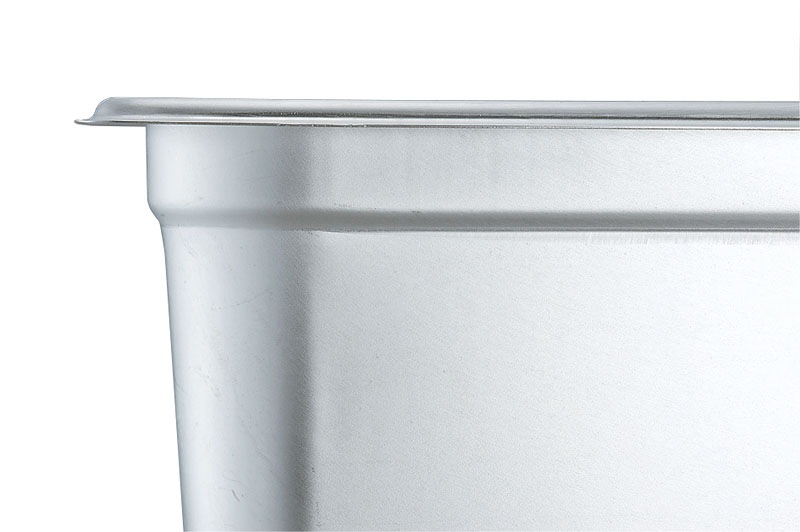 （まとめ買い）本間製作所 仔犬印 18-8 ホテルパンII 1/3 深さ65mm 段付き [x3]