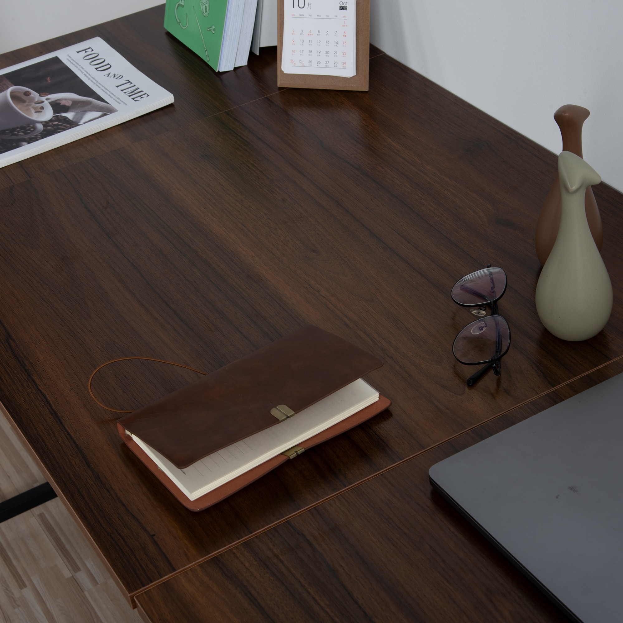 【当日発送&送·料·無·料】【新品】【ダークブラウン】パソコンデスク シンプル ワークデスク 極簡易デスク 机-71 木製
