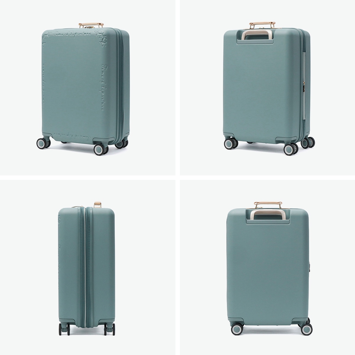 スーツケース 機内持ち込み Sサイズ キャリーケース 軽量 軽い 拡張 レディース 旅行 TSロック 静音 双輪 36L 44L 3泊 5泊 VIOLA ヴィオラ VO-111-18W