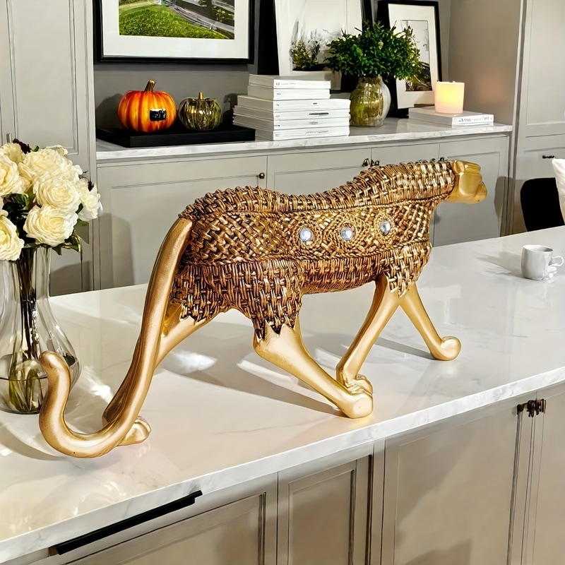 オブジェ ヒョウ エレガント おしゃれ かわいい インテリア 北欧 置物 オーナメント 動物 アニマル 装飾 プレゼント ゴールド 4-7 オブジェ ヒョウ エレガント おしゃれ かわいい インテリア 北欧 置物 オーナメント 動物 アニマル 装飾 プレゼント ゴールド 4-7