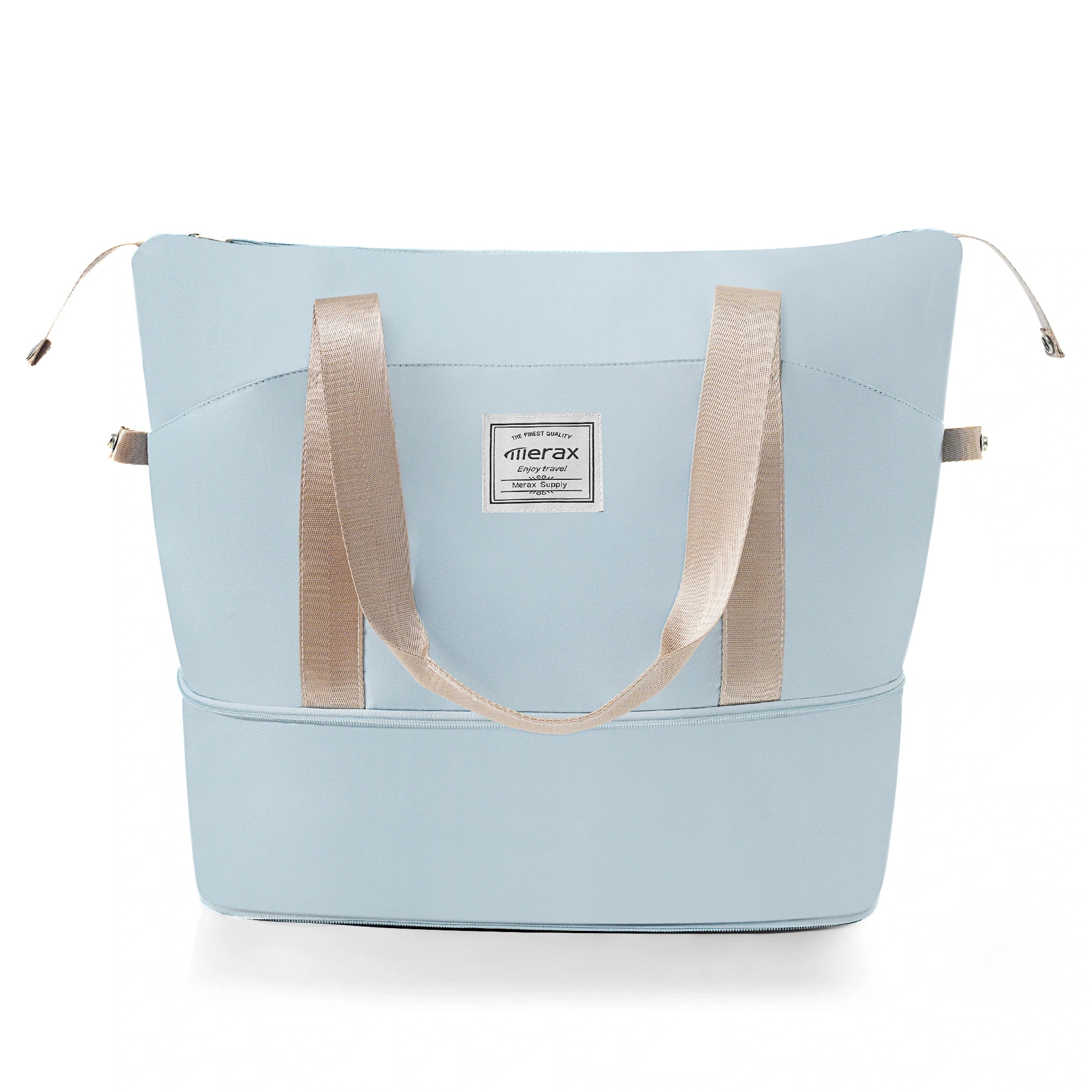 トートバッグ ハンドバッグ レディース バッグ 手提げ 軽量 ファスナーで閉まる 大容量 軽い かばん a4バッグ ショルダー かわいい 通学旅行GG8700 Blue oxfor