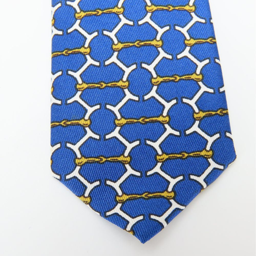 中古 ネクタイ シルク ブルー ホワイト トヨタ限定 スーツ ビジネス メンズ 男性 中古 ネクタイ シルク ブルー ホワイト トヨタ限定 スーツ ビジネス メンズ 男性