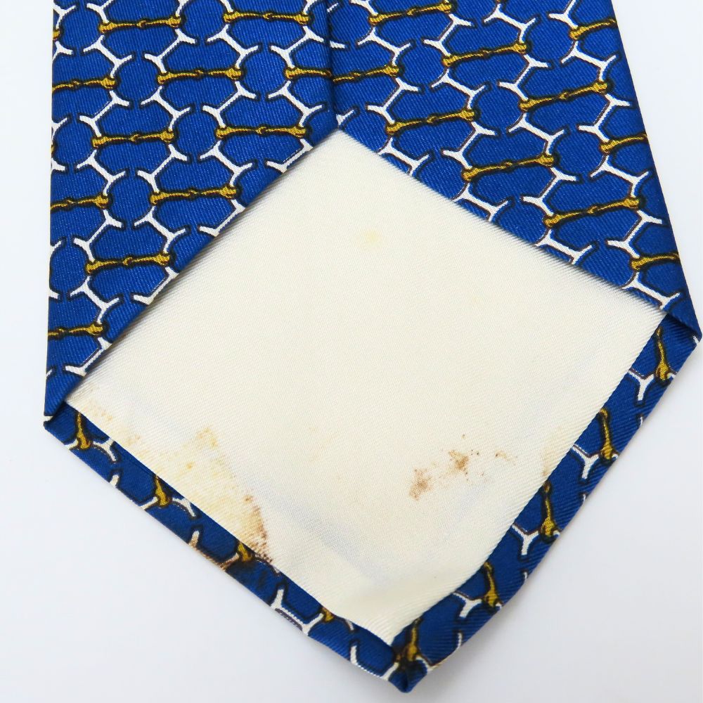 中古 ネクタイ シルク ブルー ホワイト トヨタ限定 スーツ ビジネス メンズ 男性 中古 ネクタイ シルク ブルー ホワイト トヨタ限定 スーツ ビジネス メンズ 男性