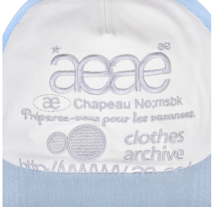 ★AEAE★ WEB LOGO MESH CAP [SKYBLUE] WEB LOGO MESH CAP - [SKYBLUE] - aeae