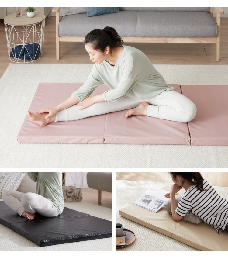 ストレッチマット 厚手 折り畳み 80180cm 厚み5cm 持ち手付き 持ち運び可能 PUレザー お手入れ簡単 くすみカラー ニュアンスカラー アウトドア 車中泊 トレーニング ごろ寝マット ストレッチマット 厚手 折り畳み 80180cm 厚み5cm 持ち手付き 持ち運び可能 PUレザー お手入れ簡単 くすみカラー ニュアンスカラー アウトドア 車中泊 トレーニング ごろ寝マット