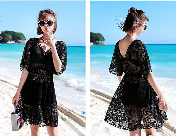 大きいサイズ 水着 体型カバー レディース ビキニ 上下セット パッド付 Vネック 袖あり ハイウエスト 温泉 海 服みたいな水着 ビーチ リゾート プール かわいい 韓国ファッション セクシー感 大きいサイズ 水着 体型カバー レディース ビキニ 上下セット パッド付 Vネック 袖あり ハイウエスト 温泉 海 服みたいな水着 ビーチ リゾート プール かわいい 韓国ファッション セクシー感