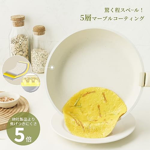 CAROTE カローテ フライパン セット 5点 IHガス火対応 PFOA PFOS フリー 鍋セット 取っ手のとれる 一人暮らしセット マーブルコート スルスルすべる くっつくことがなく手入れ簡単 CAROTE カローテ フライパン セット 5点 IHガス火対応 PFOA PFOS フリー 鍋セット 取っ手のとれる 一人暮らしセット マーブルコート スルスルすべる くっつくことがなく手入れ簡単
