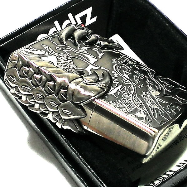 Qoo10] ジッポー ZIPPO ライター ドラゴンクロウメタ