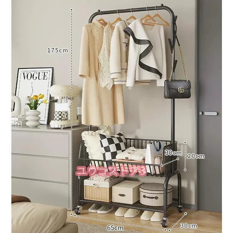 (お正月は閉まりません)ハンガーラック おしゃれ コートハンガー ポールハンガー コート掛け リビング 収納 キャスター付き 衣類収納 可動棚 北欧 ワードローブ 収納 (お正月は閉まりません)ハンガーラック おしゃれ コートハンガー ポールハンガー コート掛け リビング 収納 キャスター付き 衣類収納 可動棚 北欧 ワードローブ 収納