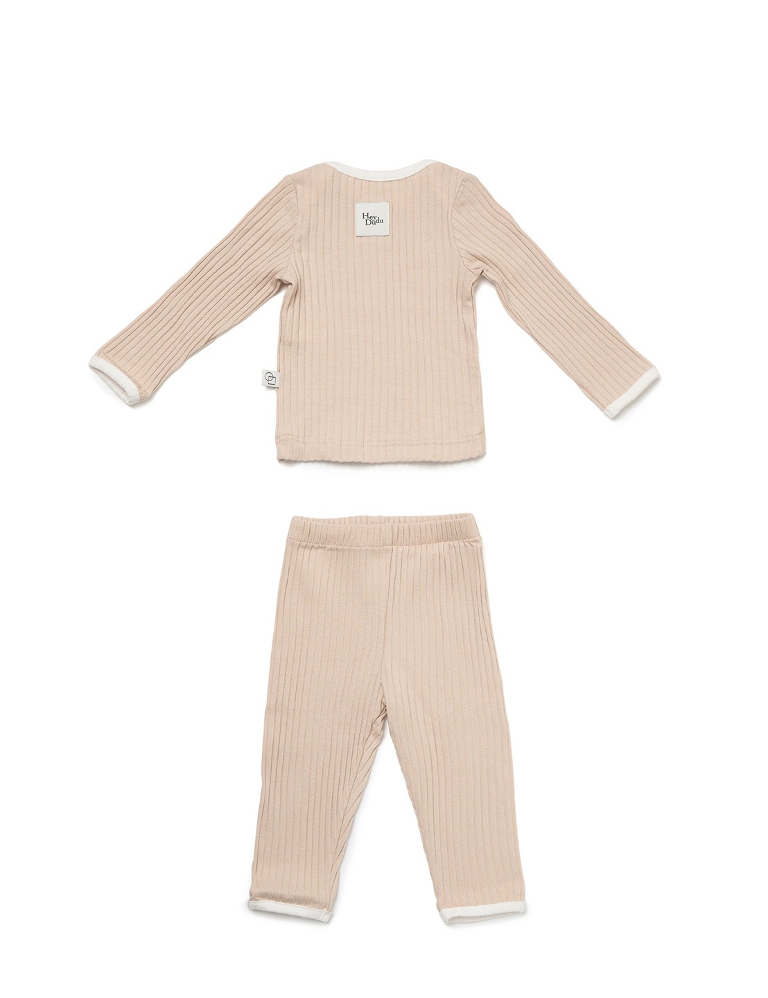 [Hey dudu]韓国人気ブランドベビー 赤ちゃん部屋着セット ペールピンク