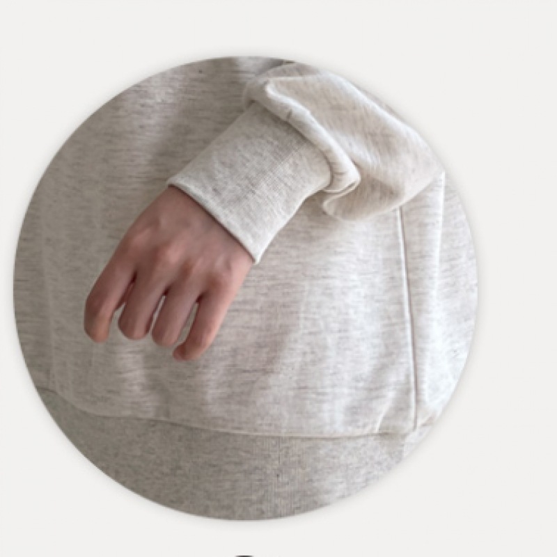 (Paul & Paul) ネブラスカ起毛オーバーフィットユニセックススウェットシャツ (Paul & Paul) ネブラスカ起毛オーバーフィットユニセックススウェットシャツ