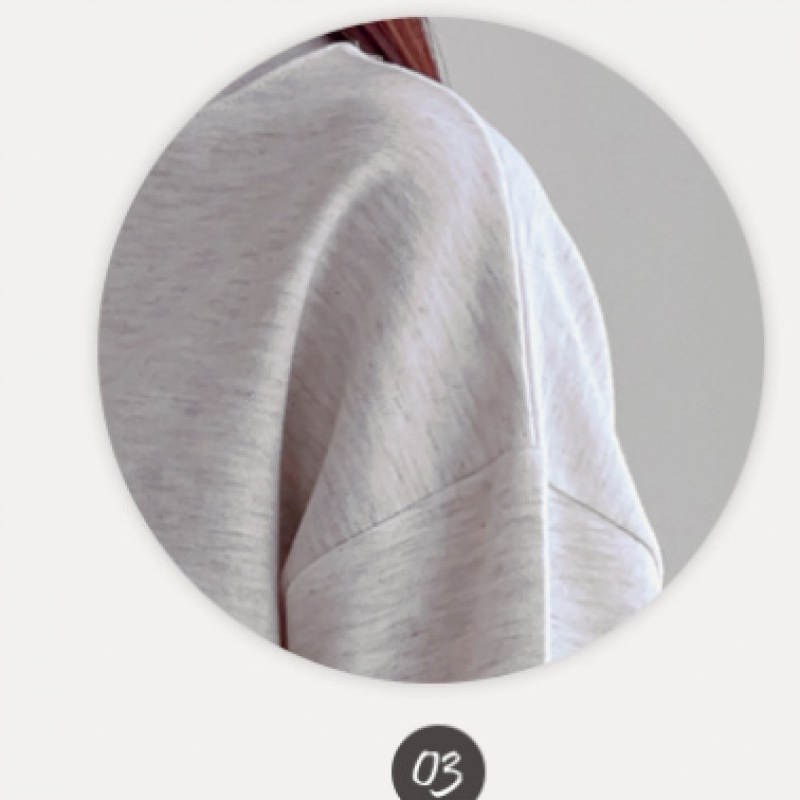 (Paul & Paul) ネブラスカ起毛オーバーフィットユニセックススウェットシャツ (Paul & Paul) ネブラスカ起毛オーバーフィットユニセックススウェットシャツ