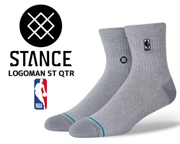 STANCE スタンス ソックス 靴下 2足 NBA 鈍く Logoman