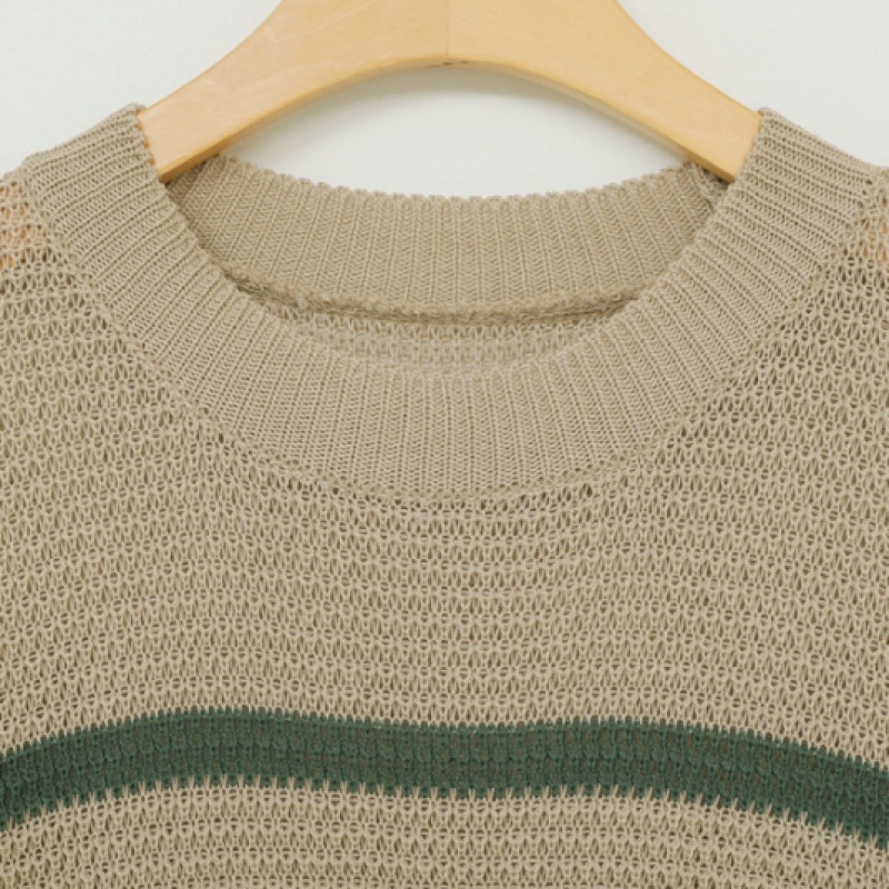 Click & Funny Wafjet ストライプニット Click & Funny Wafjet ストライプニット