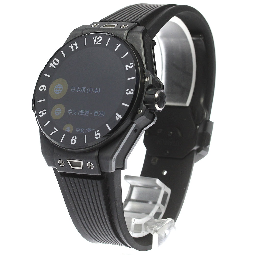 ウブロ HUBLOT 440.CI.1100.RX ビッグバン e スマートウォッチ クォーツ メンズ 良品 箱保証書付き_801271【中古】