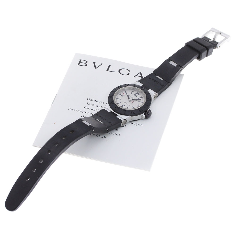 ブルガリ BVLGARI AL29TA アルミニウム デイト クォーツ