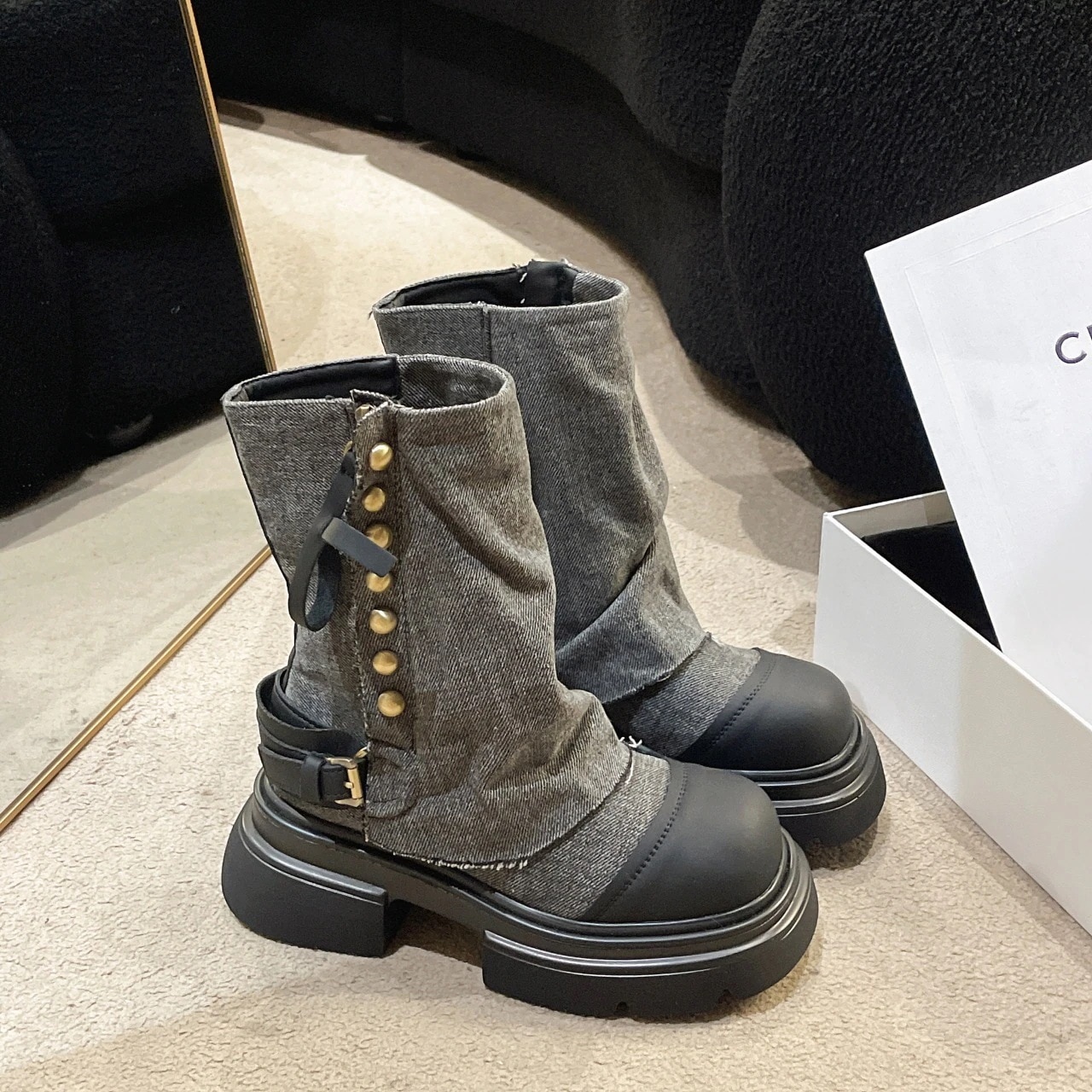 ロングブーツショットブーツレディース 靴 23新作 厚底靴 レトロ マーディンブーツ 福袋 ロングブーツショットブーツレディース 靴 23新作 厚底靴 レトロ マーディンブーツ 福袋