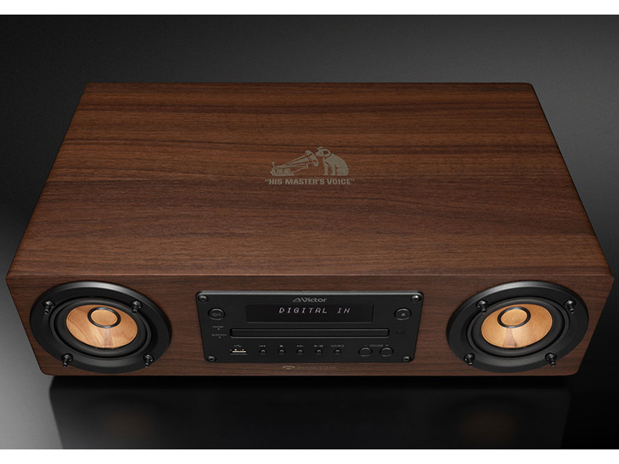 Victor WOOD CONE EX-D6 一体型コンパクトコンポーネントシステム