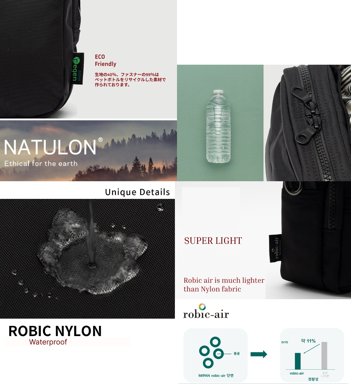 NO.28 RB STRING CROSS BAG　メンズ　男女兼用 Black色