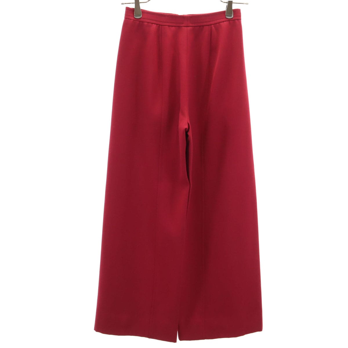 ウール100% スラックスパンツ 7 ボルドー系 レディース 古着 ウール100% スラックスパンツ 7 ボルドー系 レディース 古着