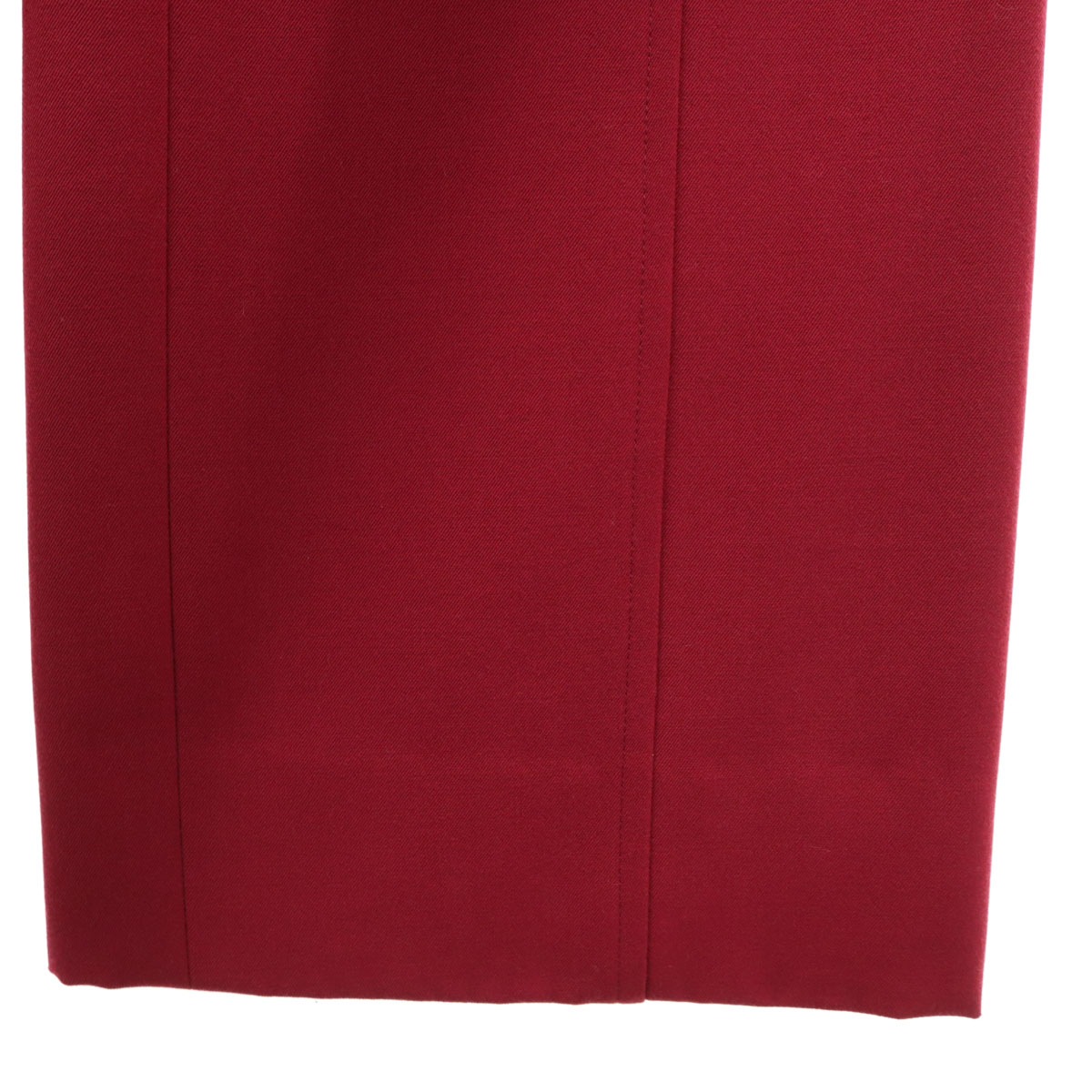 ウール100% スラックスパンツ 7 ボルドー系 レディース 古着 ウール100% スラックスパンツ 7 ボルドー系 レディース 古着