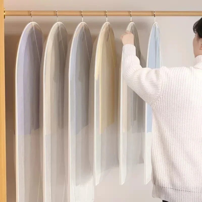 洗える服ハンガーダストカバーウェディングドレスカバースーツコート収納バッグワードローブハンガー衣類オーガナイザー1個3個5個10個