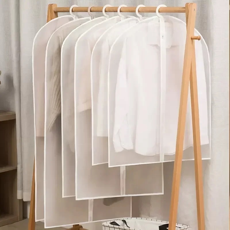 洗える服ハンガーダストカバーウェディングドレスカバースーツコート収納バッグワードローブハンガー衣類オーガナイザー1個3個5個10個