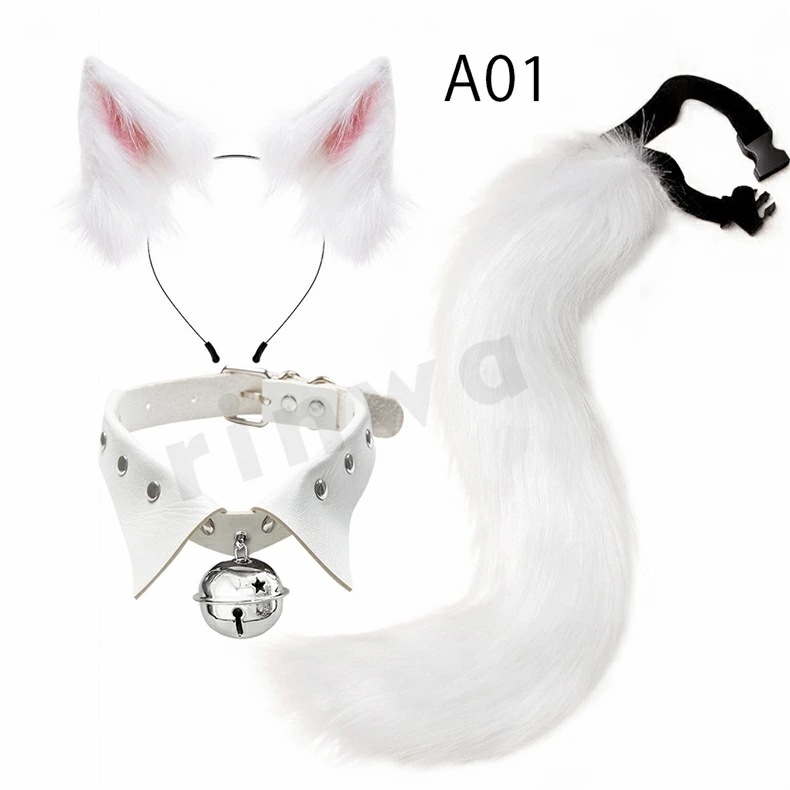 ハロウィン コスチューム コスプレ道具 【耳カチューシャ+首輪+尻尾】 キツネ コスプレ 3点セット 猫耳 獣耳 狐耳 チョーカー首輪 しっぽ ミミ パーティー アクセサリー Halloween クリ ハロウィン コスチューム コスプレ道具 【耳カチューシャ+首輪+尻尾】 キツネ コスプレ 3点セット 猫耳 獣耳 狐耳 チョーカー首輪 しっぽ ミミ パーティー アクセサリー Halloween クリ