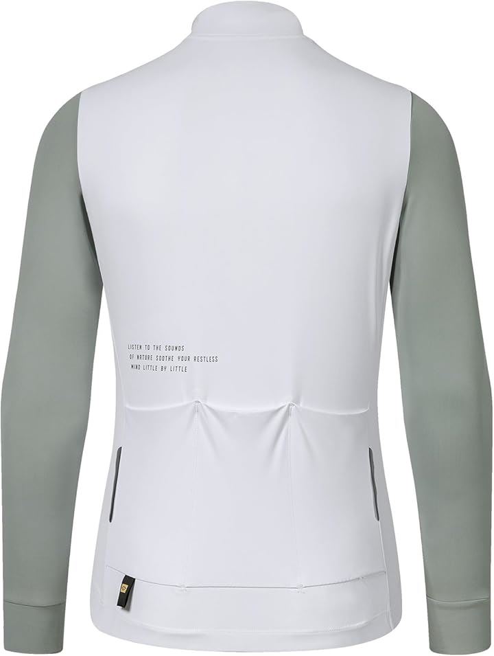 サイクルジャージ 長袖 秋 冬 裏起毛 防風 防寒 サイクルジャケット サイクリングウェア メンズ 14~22度対応(ホワイト, 2XL) サイクルジャージ 長袖 秋 冬 裏起毛 防風 防寒 サイクルジャケット サイクリングウェア メンズ 14~22度対応(ホワイト, 2XL)