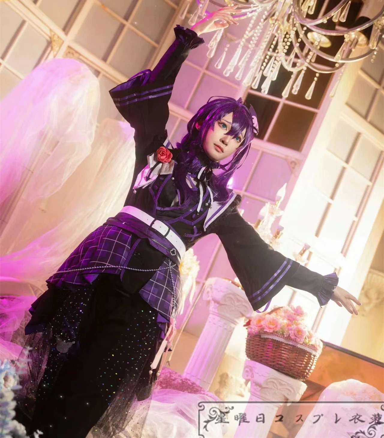 ES あんさんぶるスターズ コラボ 天城一彩 礼瀬マヨイ 椎名ニキ 桜河こはく コスプレ衣装 コスチューム