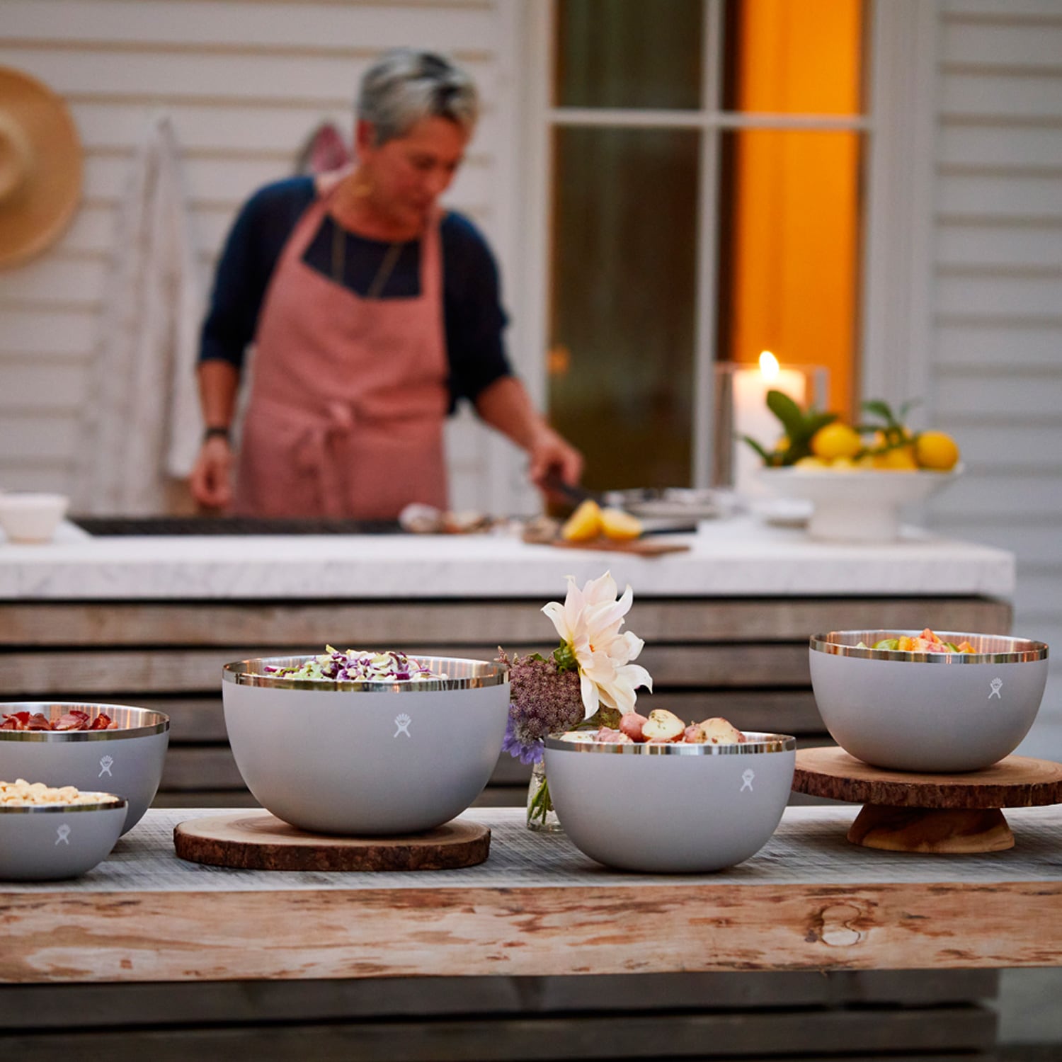 3qt ボウル ステンレス 保冷 保温 蓋付き 大容量 890122