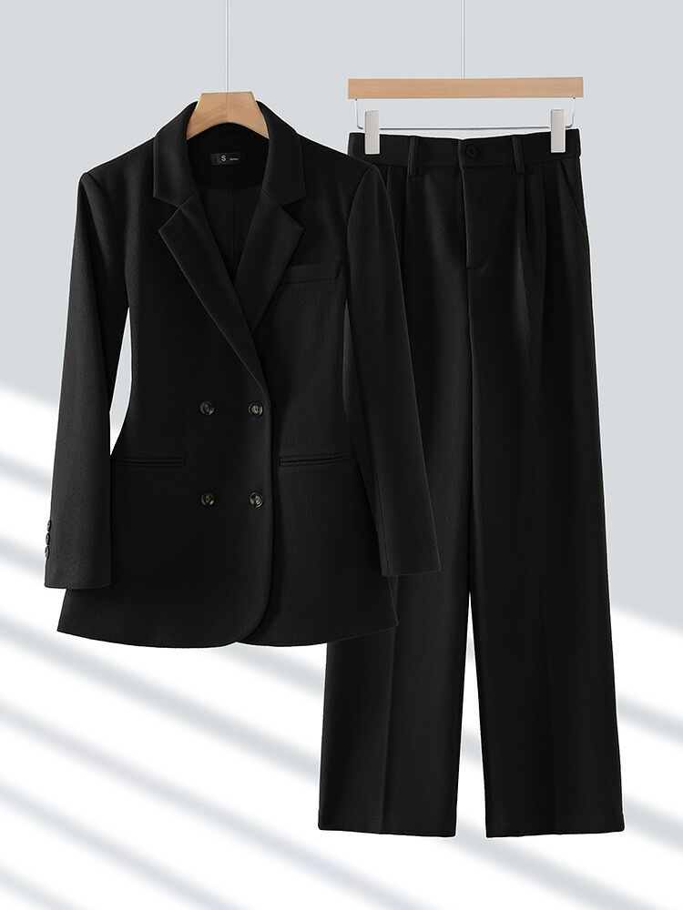 ビジネススーツ レディース 春秋 ブラック 高級 面接 仕事用 ワーキングウェア ビジネススーツ レディース 春秋 ブラック 高級 面接 仕事用 ワーキングウェア
