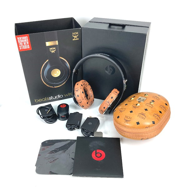MCM - エムシーエム MCM Beats ビーツ ワイヤレス ヘッドフォン ケース付き ロゴ ヴィセトス ヘッドフォン プラスチック製 ブラウン 楽天市場】MCM エムシーエム イヤフォン Beats ビーツ