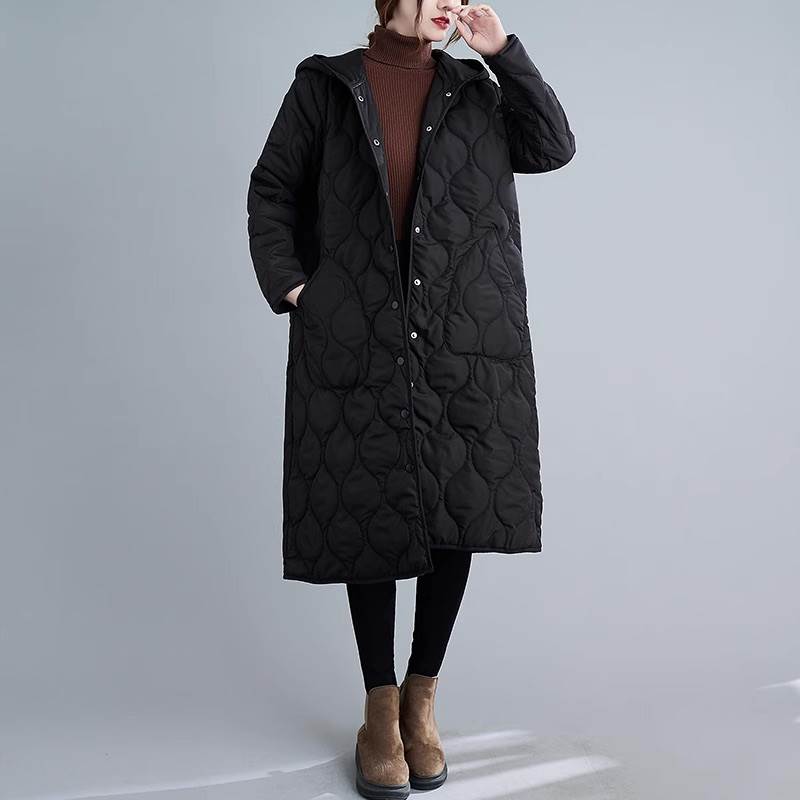 アウター レディース ロング 長袖 フード フェミニン ストリート ポケット 前開き コンサバ 綿 中綿 シンプル カジュアル 上品 おしゃれ こなれ感 ラフ マニッシュ スポーティー ベーシック ア