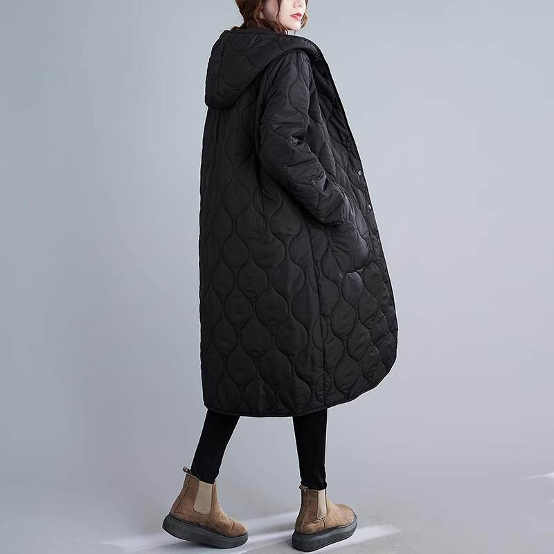 アウター レディース ロング 長袖 フード フェミニン ストリート ポケット 前開き コンサバ 綿 中綿 シンプル カジュアル 上品 おしゃれ こなれ感 ラフ マニッシュ スポーティー ベーシック ア