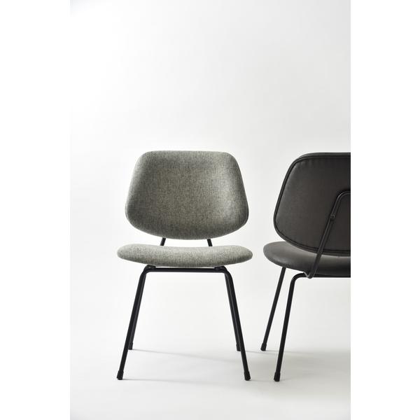 椅子 チェアー ダイニングチェア リビング ブラック グレー スチール クロスレザー アームレス ゆったり ボリューム ワイド 幅広 スタイリッシュ モダン お洒落 椅子 チェアー ダイニングチェア リビング ブラック グレー スチール クロスレザー アームレス ゆったり ボリューム ワイド 幅広 スタイリッシュ モダン お洒落