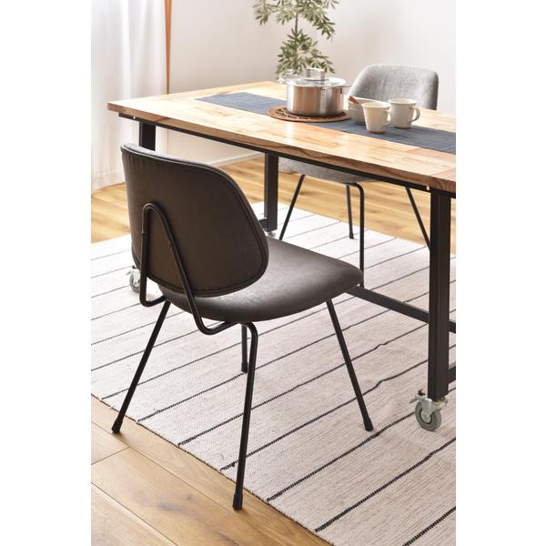 椅子 チェアー ダイニングチェア リビング ブラック グレー スチール クロスレザー アームレス ゆったり ボリューム ワイド 幅広 スタイリッシュ モダン お洒落 椅子 チェアー ダイニングチェア リビング ブラック グレー スチール クロスレザー アームレス ゆったり ボリューム ワイド 幅広 スタイリッシュ モダン お洒落