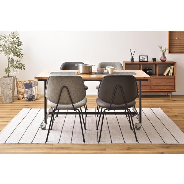 椅子 チェアー ダイニングチェア リビング ブラック グレー スチール クロスレザー アームレス ゆったり ボリューム ワイド 幅広 スタイリッシュ モダン お洒落 椅子 チェアー ダイニングチェア リビング ブラック グレー スチール クロスレザー アームレス ゆったり ボリューム ワイド 幅広 スタイリッシュ モダン お洒落