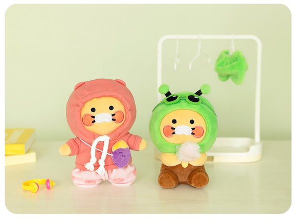 【韓国限定】カカオフレンズ マクドナルド ぬいぐるみキーホルダー 2個セット マクドナルド - マクドナルド 韓国 カカオフレンズ チュンシク