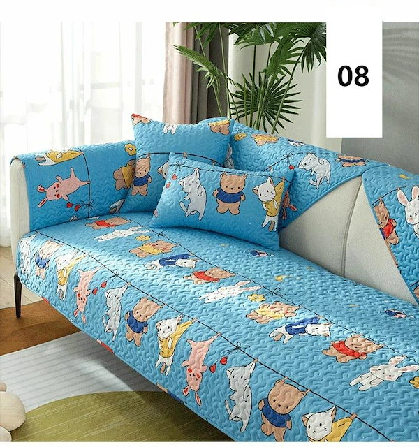 NHL マイティダックス マルチカバー ソファーカバー ラグ 181x123