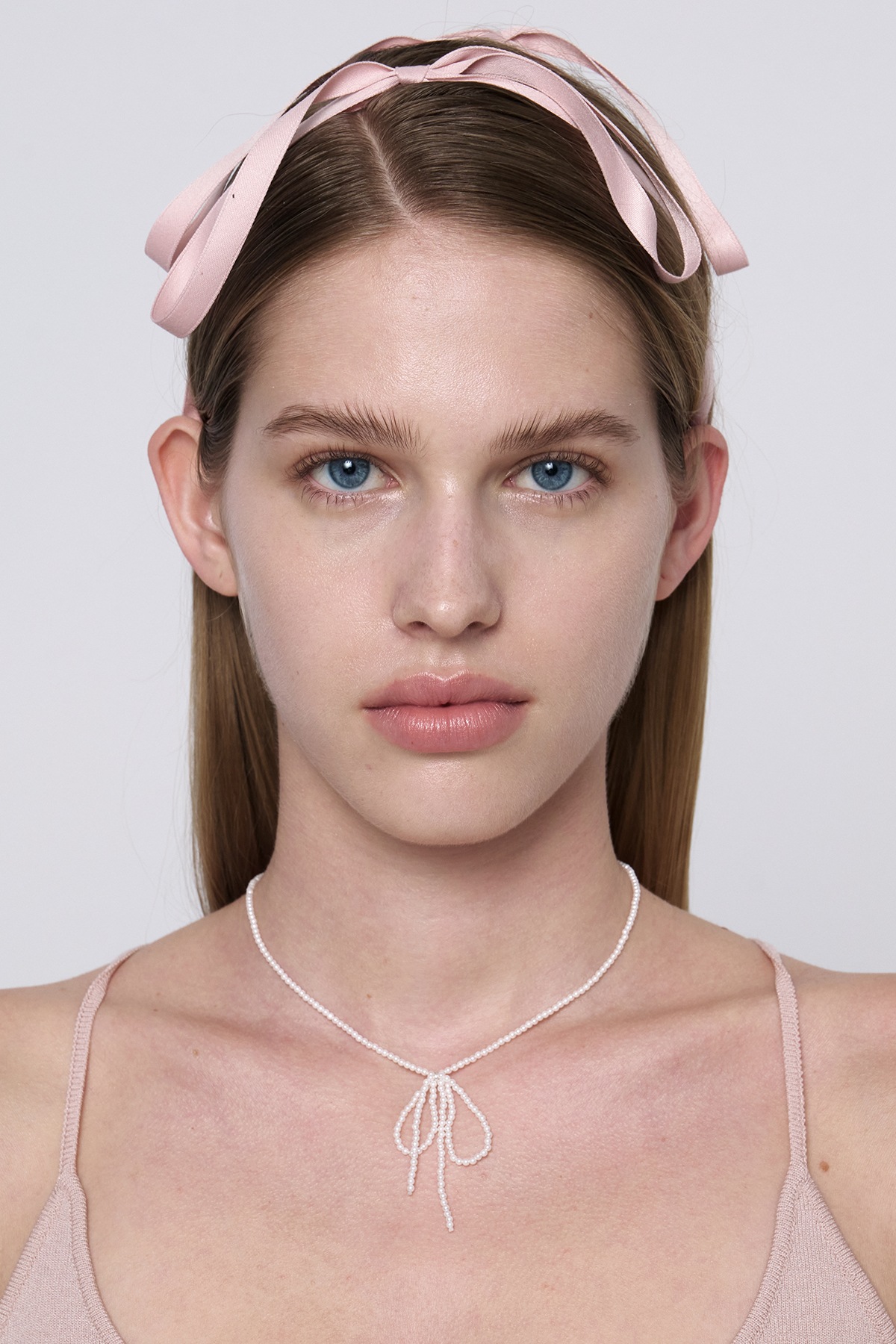 Monday Edition】24SS PEARL BOW NECKLACE