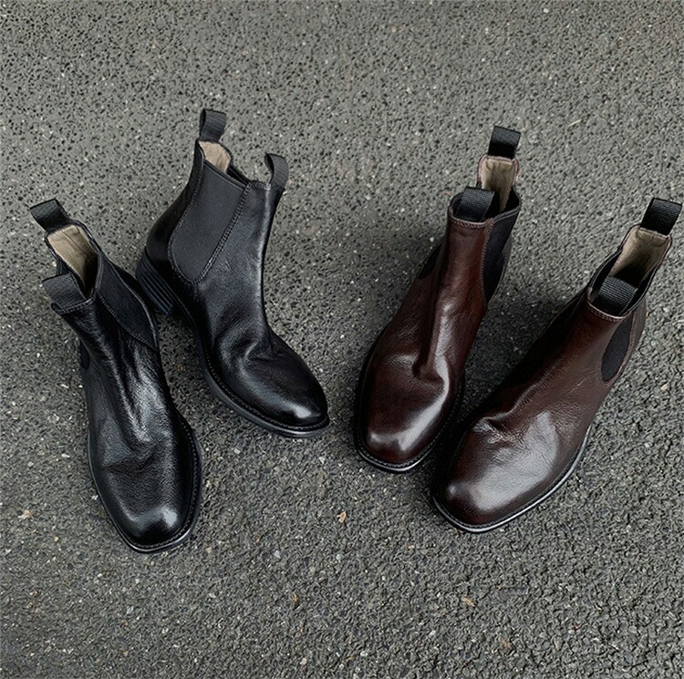 【】ショートブーツ レディース 歩きやすい ヒールブーツ 疲れない ヒール ショート ブーツ 上品 シューズ フラット スクエア ショートブーツ 靴 足が痛くならない 大きいサイズ 22-25cm 【】ショートブーツ レディース 歩きやすい ヒールブーツ 疲れない ヒール ショート ブーツ 上品 シューズ フラット スクエア ショートブーツ 靴 足が痛くならない 大きいサイズ 22-25cm