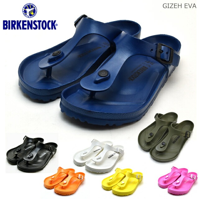 ビルケンシュトック サンダル ギゼ BIRKENSTOCK EVA GIZEH メンズ レディース 幅広 ノーマル ネイビー オレンジ イエロー ピンク カーキ[eva-gizeh]